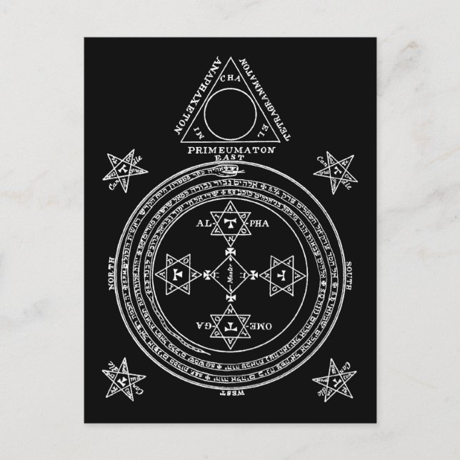 Postal Diagrama de Barrett (Anverso)