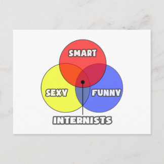 Postal Diagrama de Venn.. Internistas