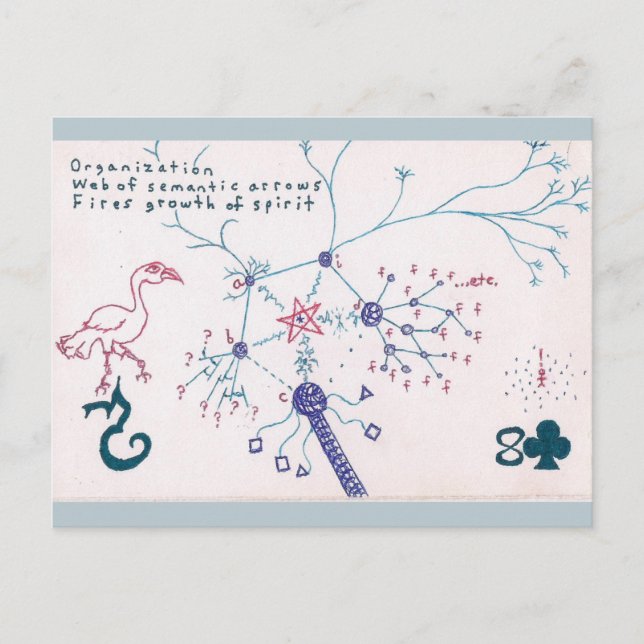 Postal Diagrama/Postal Haiku (activismo) (Anverso)