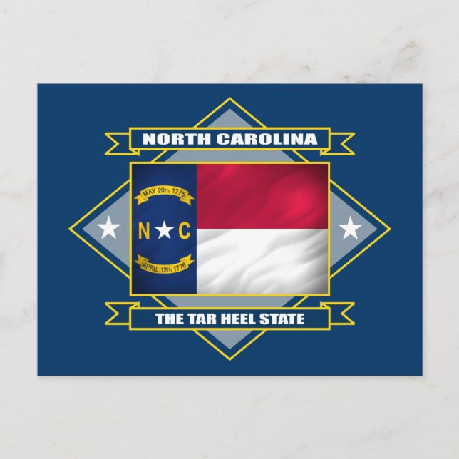 Postal Diamante de Carolina del Norte (Anverso)