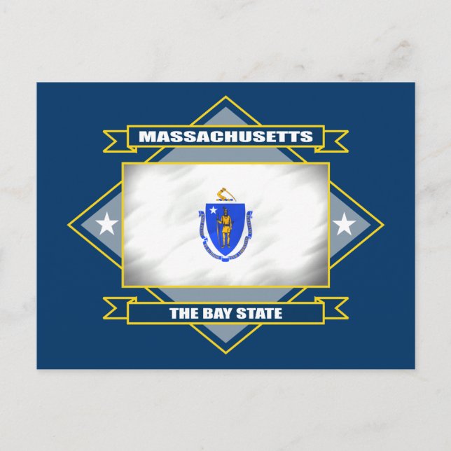 Postal Diamante de Massachusetts (Anverso)