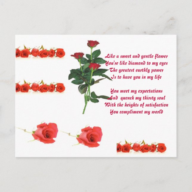 Postal Diamante en mis ojos (Anverso)