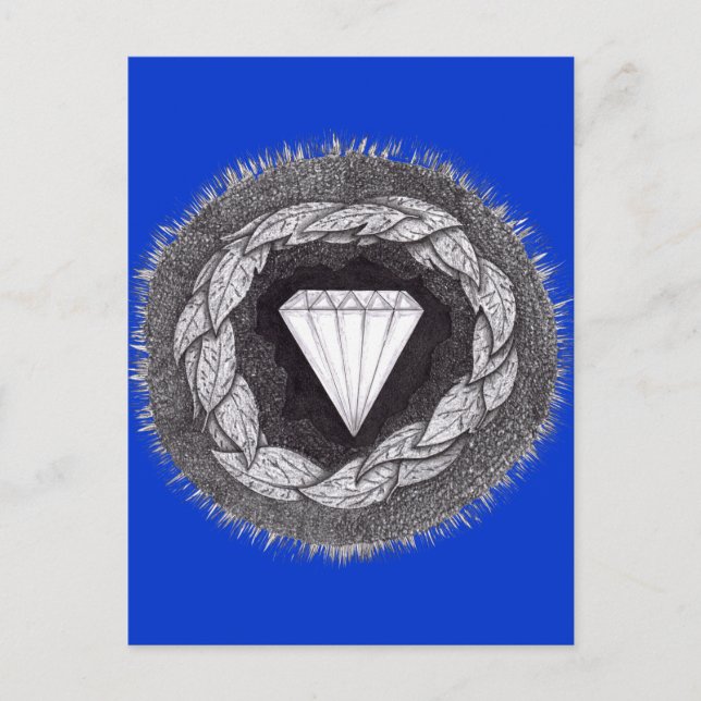 Postal Diamante Formado bajo gran presión (Anverso)