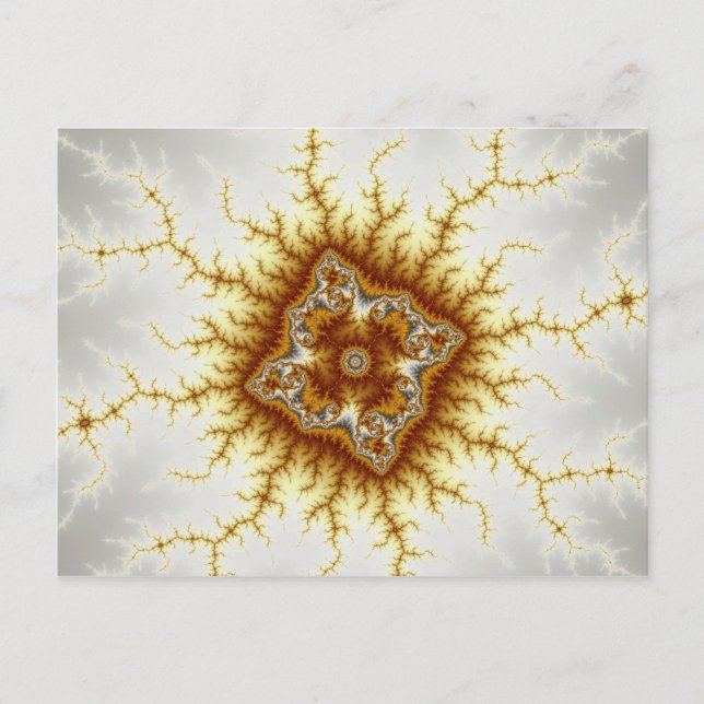 Postal Diamante - Fractal (Anverso)