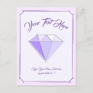 Postal Diamante. Joyería. 60 Aniversario de Bodas