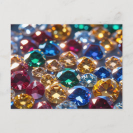 Postal Diamantes De Muchos Colores