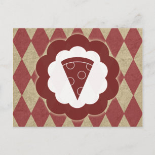 Postal diamantes de pizza