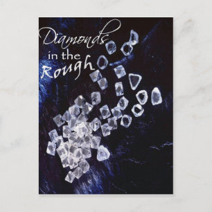 Postal Diamantes en la tos