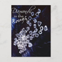 Postal Diamantes en la tos