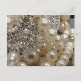 Postal Diamantes y perlas