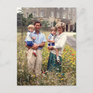 Postal Diana Charles William Harry 1986