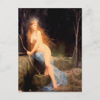 Postal Diana - famoso cuadro vintage - Lefebvre