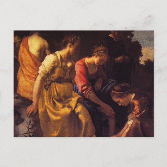 Postal Diana y sus compañeros (Anverso)