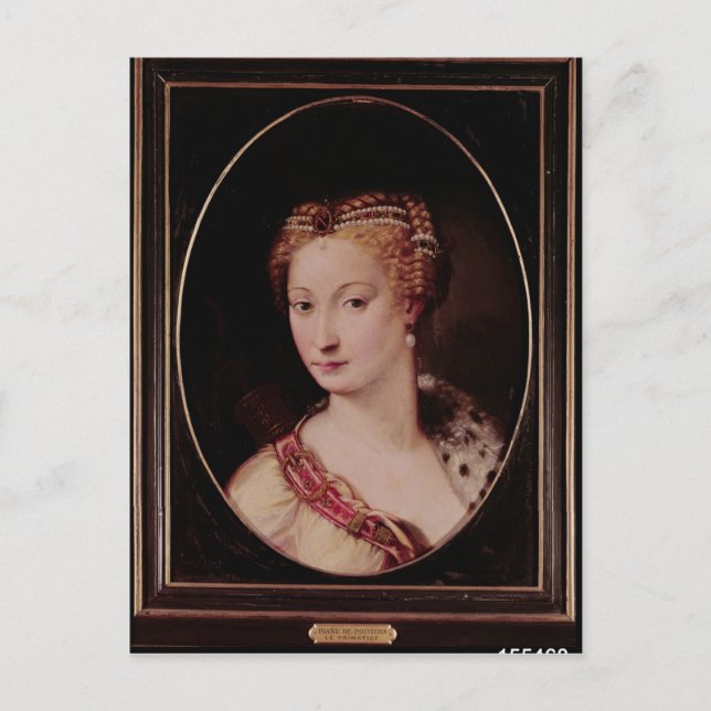 Postal Diane de Poitiers (Anverso)