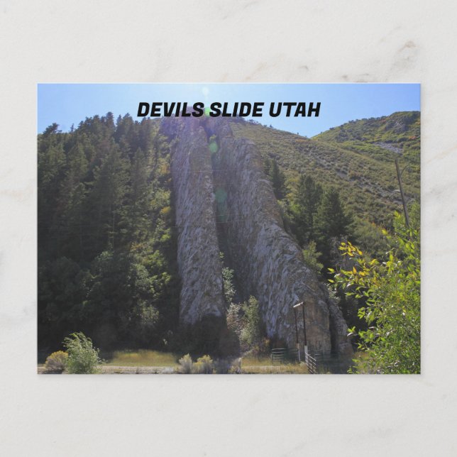 Postal Diapositiva del diablo Utah (Anverso)