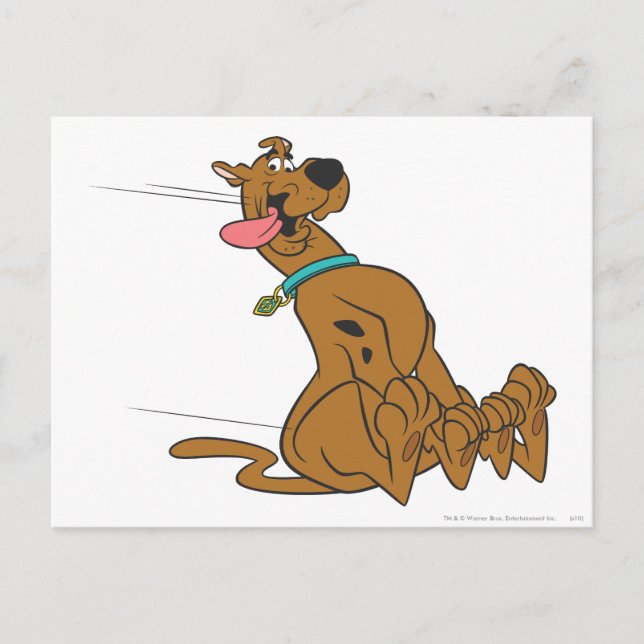 Postal Diapositiva Scooby-Doo con lengua fuera (Anverso)