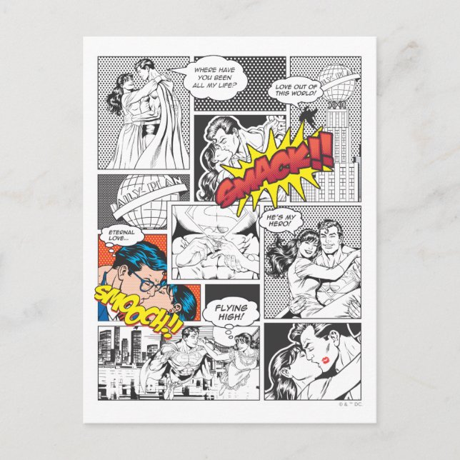 Postal Diapositivas cómicas del amor (Anverso)