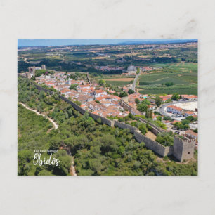 Postal Días de Caballeros - Obidos Portugal Postcard