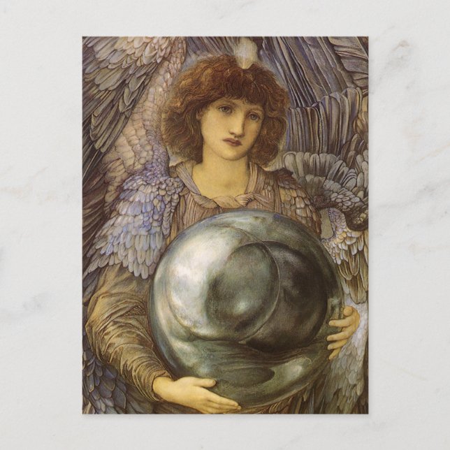Postal Días de creación, primer día de Burne Jones (Anverso)