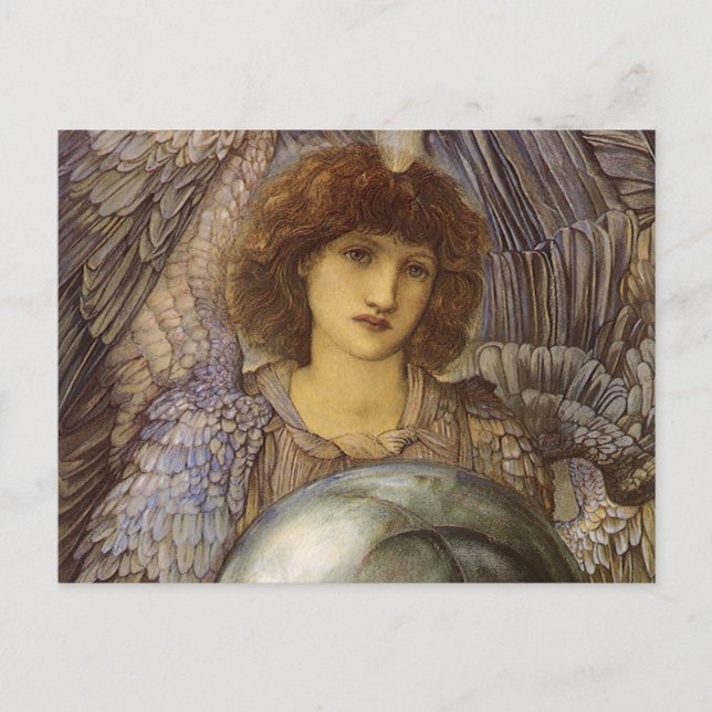 Postal Días de creación, primer día de Burne Jones (Anverso)