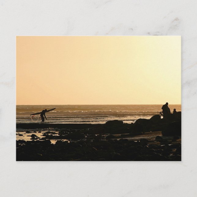 Postal Días de fin de surf (Anverso)