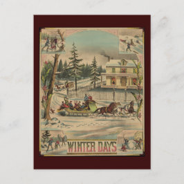 Postal Días de invierno