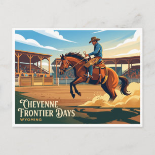 Postal Días de la Frontera de Cheyenne Wyoming