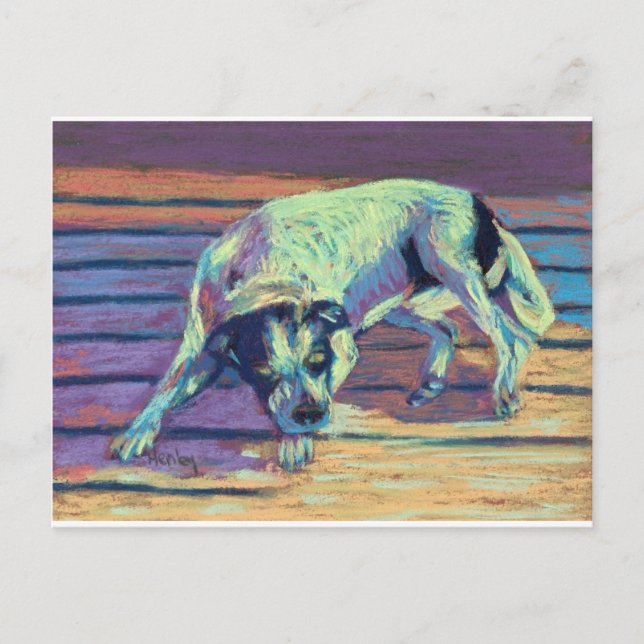 Postal Días de perros (Anverso)