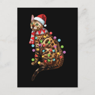 Postal Días festivos para un gato bangladesí