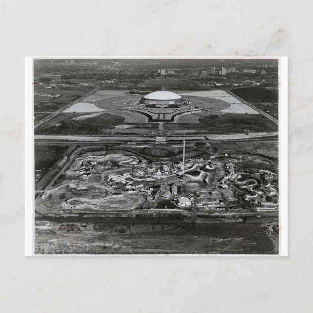 Postal *Días tempranos...Astrodome y Astroworld (Anverso)