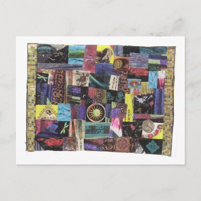 Postal Dibble_Artworks_043_Crazed_Quilt_2 (Anverso)