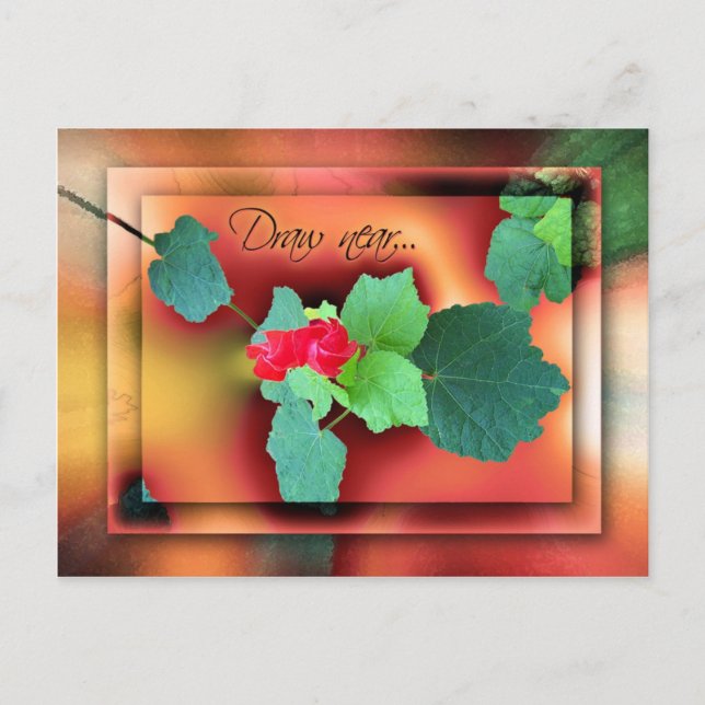 Postal Dibujar cerca (Anverso)