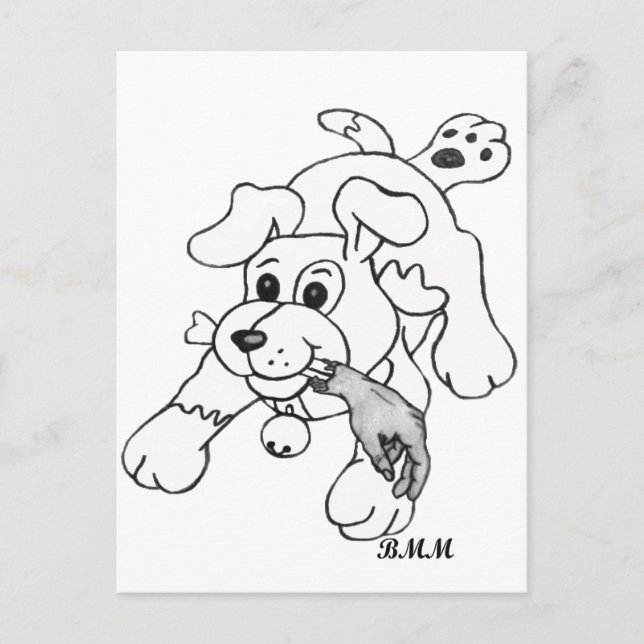 Postal Dibujar niño (Anverso)