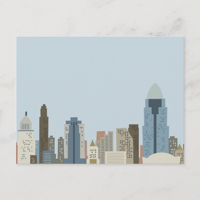 Postal Dibujo animado Cincinnati (Anverso)