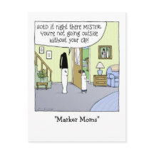 "Dibujo animado divertido de las mamáes del