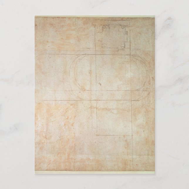 Postal Dibujo arquitectónico (Anverso)