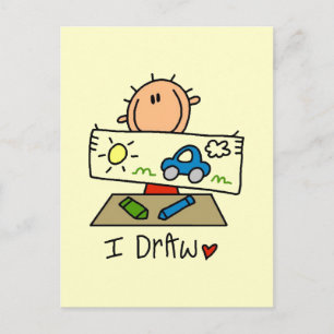 Postal Dibujo camisetas y regalos