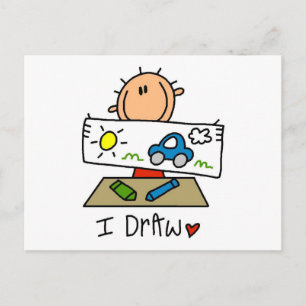 Postal Dibujo camisetas y regalos