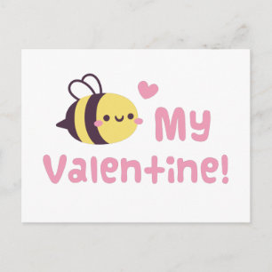 Postal Dibujo de Abeja Pequeña y Linda, Abeja Mi San Vale