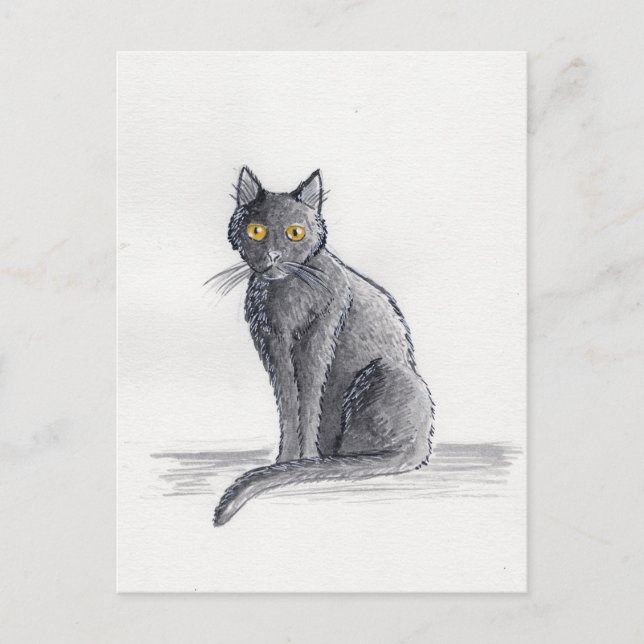 Postal Dibujo de Carol - Postcard (Anverso)