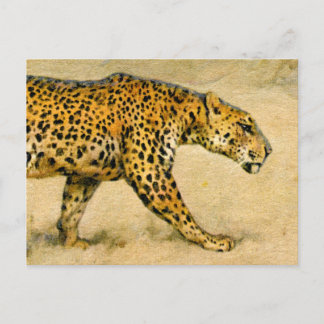 Postal Dibujo de color pastel chita