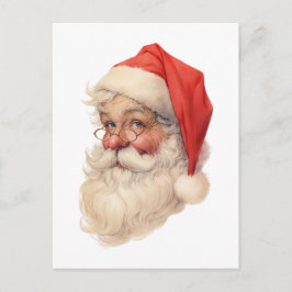 Postal dibujo de Papá Noel