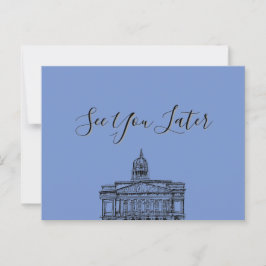 Postal Dibujo de tono de parpadeo Nottingham Mocha Mousse