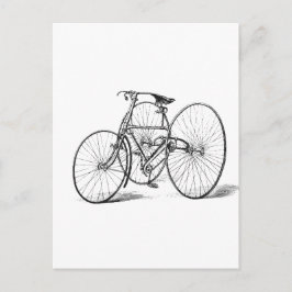 Postal Dibujo de triciclo