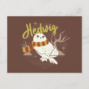 Postal Dibujo del Bosque Caprichoso de Hedwig