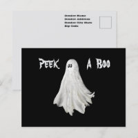 Dibujo Divertido del Fantasma del Halloween Pasado