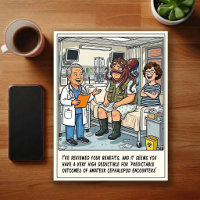Dibujos animados de aventuras en la sala de emerge