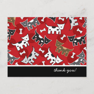 Postal Dibujos Animados Divertidos y Bonitos Perros Manch