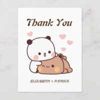 Dibujos animados lindos, Kawaii Bear y Panda Graci