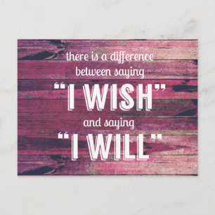 Postal Diciendo inspirador de motivación